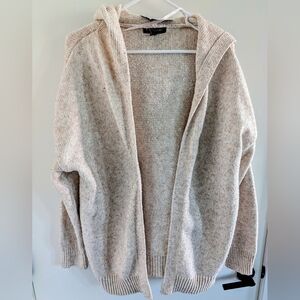 Banana Republic | Women's Large | Pink Brown Hooded Cardigan